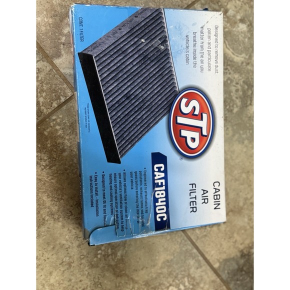 STP Automotive Cabin Air‎ Filter Turbo CAF1840C New In Box NIB - Picture 4 of 13